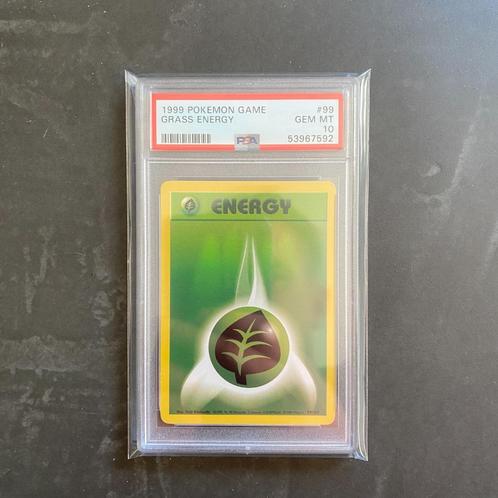 Pokémon #99 Grass Energy PSA 10, Hobby en Vrije tijd, Verzamelkaartspellen | Pokémon, Nieuw, Losse kaart, Ophalen of Verzenden