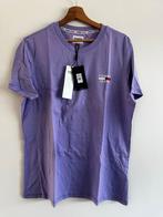 Tommy jeans T-shirt Paars en bruin, maat XL - Nieuw, Kleding | Heren, T-shirts, Overige kleuren, Tommy Hilfiger, Ophalen of Verzenden