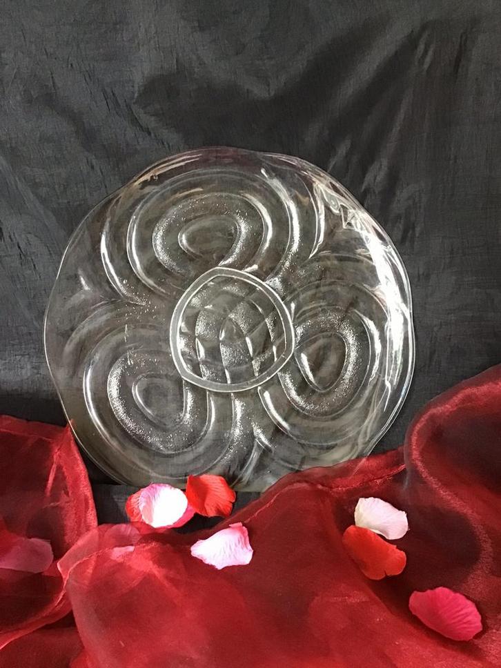 Art deco schaal August Walther & Sons Duitsland, Antiek en Kunst, Antiek | Glas en Kristal, Ophalen of Verzenden