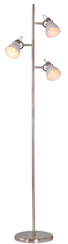 KARWEI VLOERLAMP SEM WIT, Huis en Inrichting, Lampen | Vloerlampen, Gebruikt, 150 tot 200 cm, Glas, Metaal, Ophalen of Verzenden