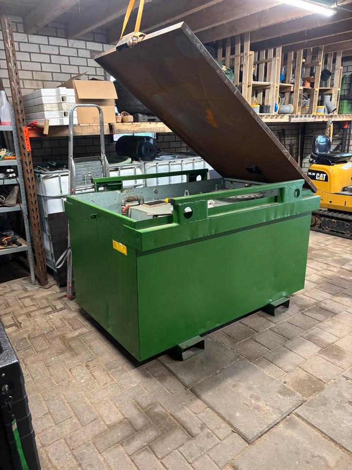 Dieseltank IBC 1000 Liter, Doe-het-zelf en Verbouw, Gereedschap | Machine-onderdelen en Toebehoren, Gebruikt, Ophalen