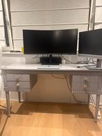 Chique Bureau met Marmeren Knopen, Huis en Inrichting, Bureaus, Ophalen, Gebruikt, Bureau