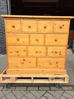 Grenen ladekast 12 lades commode