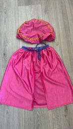 Pieten cape roze, met bijpassende muts., Ophalen, Zo goed als nieuw