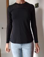 Zwarte sport top met lange mouwen 36 S Röhnisch, Zwart, Ophalen of Verzenden, Maat 36 (S), Röhnisch