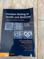 Decision Making in Health & Medicine - Boek - Myriam Hunink, Ophalen of Verzenden, Beta, Zo goed als nieuw, WO