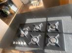 5 pits gaskookplaat incl wokbrander, Ophalen, Gebruikt, Inbouw, Gas