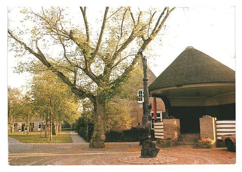 990041	Blaricum	NH	Muziektent	Gelopen met postzegel, Verzamelen, Ansichtkaarten | Nederland, Gelopen, Noord-Holland, Ophalen of Verzenden