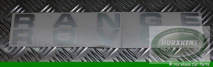 Letters Zilver( vlak ) Range Rover Classic voor op motorkap, Auto-onderdelen, Carrosserie en Plaatwerk, Land Rover, Nieuw, Ophalen of Verzenden