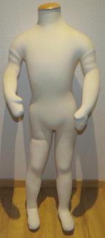 Etalagepop, paspop, beweegbaar, 102 cm, ongeveer maat 122, Ophalen of Verzenden, Gebruikt, Jongen of Meisje