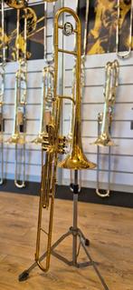 King ventieltrombone gelakt, Muziek en Instrumenten, Blaasinstrumenten | Trombones, Gebruikt, Ophalen of Verzenden, Tenor