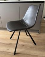 6 Goossens Eetkamerstoelen - nette staat!, Huis en Inrichting, Stoelen, Gebruikt, Ophalen of Verzenden, Metaal, Grijs