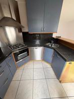 Gebruikte keuken, Huis en Inrichting, Keuken | Complete keukens, Ophalen, Gebruikt, Blauw, U-keuken