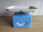 Inca weegschaal vintage 10 kg retro pastel blauw, Antiek en Kunst, Ophalen of Verzenden