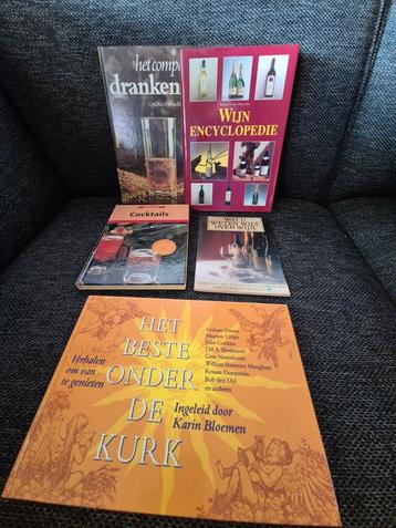 Dranken, Cocktails, Wijn boeken  beschikbaar voor biedingen