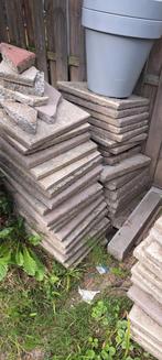 Gratis tuintegels, Tuin en Terras, Ophalen of Verzenden, Zo goed als nieuw, 10 m² of meer, Beton