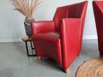Leolux Fauteuil. In uitstekende staat. Rood, Leolux, Leolux, Ophalen of Verzenden, Zo goed als nieuw