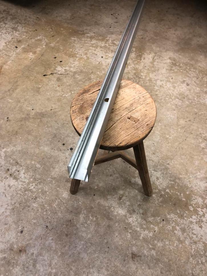 5 stuks C Profielen voor Voorzet- of Scheidingswand, Doe-het-zelf en Verbouw, Metalen, Zo goed als nieuw, IJzer, Ophalen