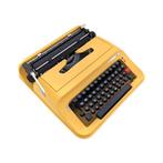 Hema 44K gele typemachine uit de jaren 70 QWERTY typemachine, Diversen, Typemachines, Ophalen of Verzenden, Zo goed als nieuw