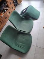 Groene stoel zittingen 5 euro per stuk, Huis en Inrichting, Stoelen, Ophalen, Gebruikt, Overige kleuren