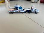 Matchbox Mack CH600 met trailer ( police), Ophalen of Verzenden, Gebruikt, Bus of Vrachtwagen