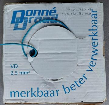 Installatiedraad blauw 2.5mm² en zwart 1.5mm² beschikbaar voor biedingen