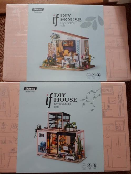 2 Robotime if diy house, Hobby en Vrije tijd, Modelbouw | Overige, Nieuw, Groter dan 1:32, Ophalen of Verzenden
