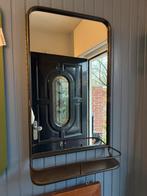 Spiegel 80 x 45 cm met metalen frame, Huis en Inrichting, Woonaccessoires | Spiegels, Ophalen, Minder dan 50 cm, Zo goed als nieuw