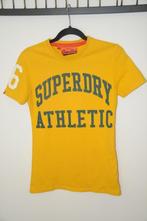 Leuk geel 't-shirt van Superdry, maat XS, ZGAN!!, Geel, Ophalen of Verzenden, Zo goed als nieuw, Maat 46 (S) of kleiner