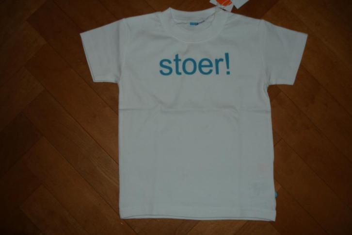 Stoer wit shirt shortsleeve lief lifestyle maat 110 nieuw!, Kinderen en Baby's, Kinderkleding | Maat 110, Nieuw, Jongen, Shirt of Longsleeve