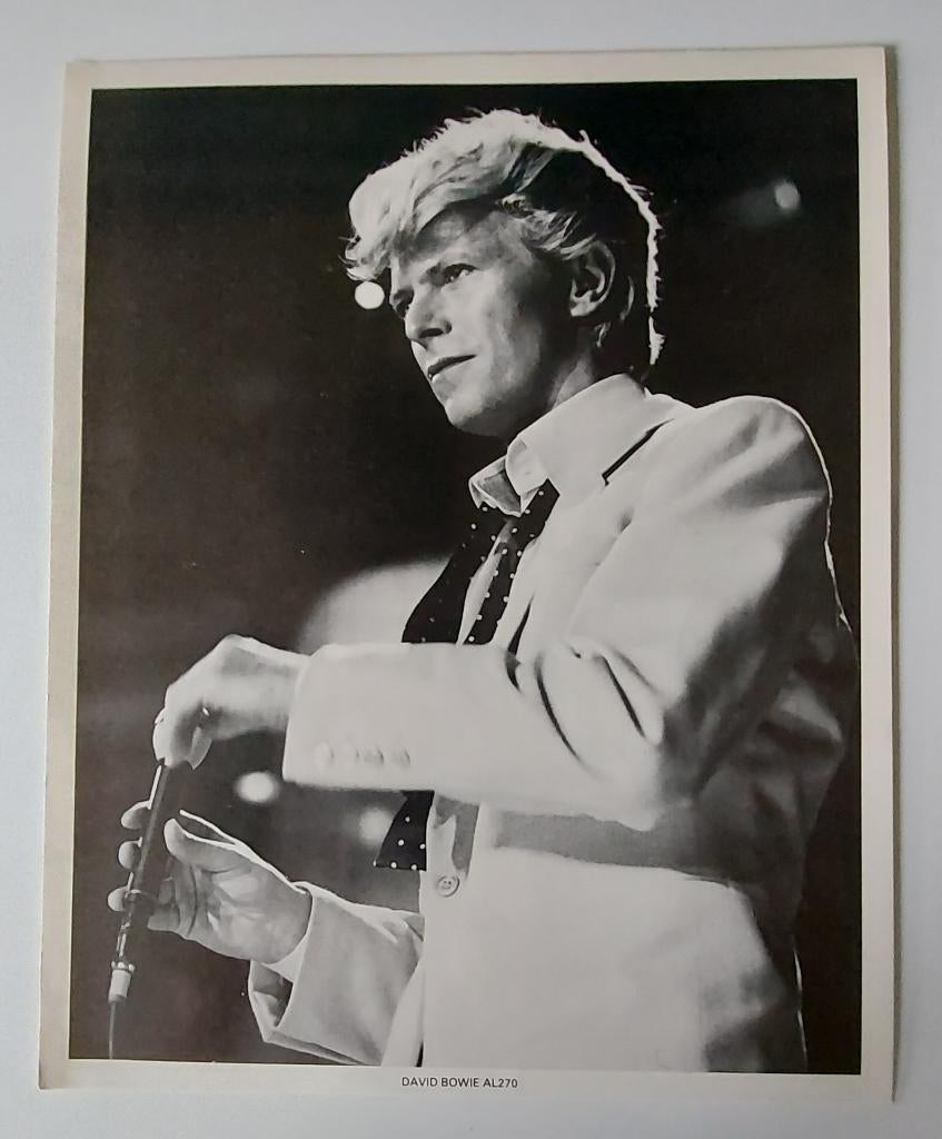 vintage David Bowie (promo) foto #2, Verzenden, Zo goed als nieuw, Foto of Kaart