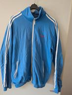 Trainingsjas Adidas, Kleding | Heren, Sportkleding, Blauw, Maat 56/58 (XL), Ophalen of Verzenden, Zo goed als nieuw