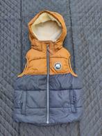Bodywarmer, afneembare capuchon, donkerblauw met donker-oker, Ophalen, Gebruikt, H&M, Jongen