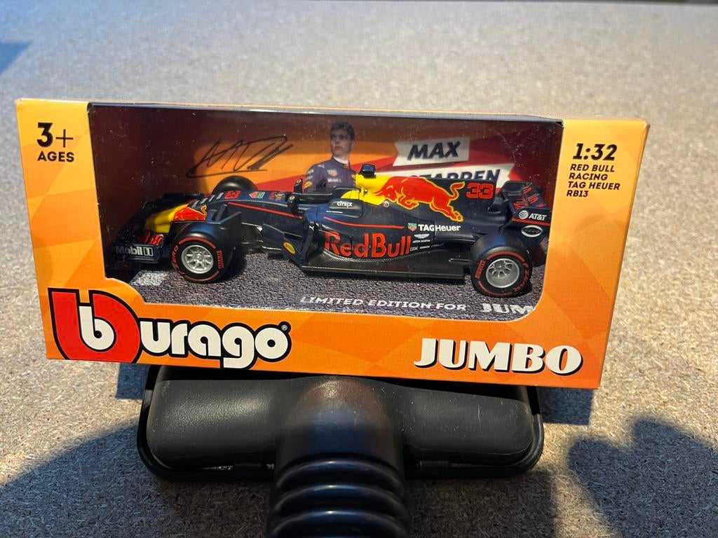 Max Verstappen red bull modellen, Ophalen, Zo goed als nieuw, Bburago