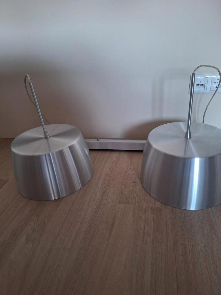 Zilverkleurige Plafondlamp Rietveld - 1 meter, Huis en Inrichting, Lampen | Hanglampen, Ophalen