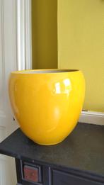 Gele plantenpot / plantenbak (binnen) 30hx28b, Ophalen, Steen, Minder dan 30 cm, Minder dan 60 cm