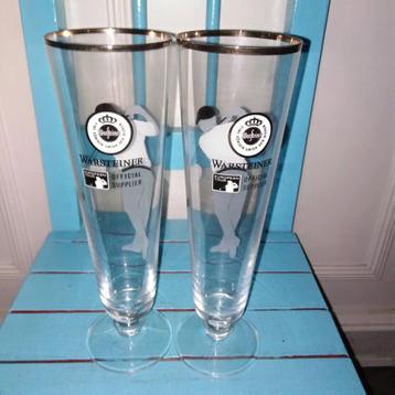 Warsteiner bierglas European tour Golf edition set van 2 beschikbaar voor biedingen