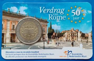2 Euro 2007 Verdrag van Rome Coincard UNC    beschikbaar voor biedingen