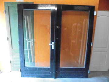 Openslaande tuindeuren dubbelglas, 206 x 211,5 (nr. ER1100A) beschikbaar voor biedingen