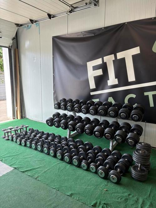 2-44kg dumbell set halters fitness, Sport en Fitness, Fitnessmaterialen, Gebruikt, Dumbbell, Ophalen of Verzenden