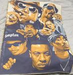 Hiphop poster tupac snoopdog oldscool, Verzamelen, Verzenden, Gebruikt, Rechthoekig Staand