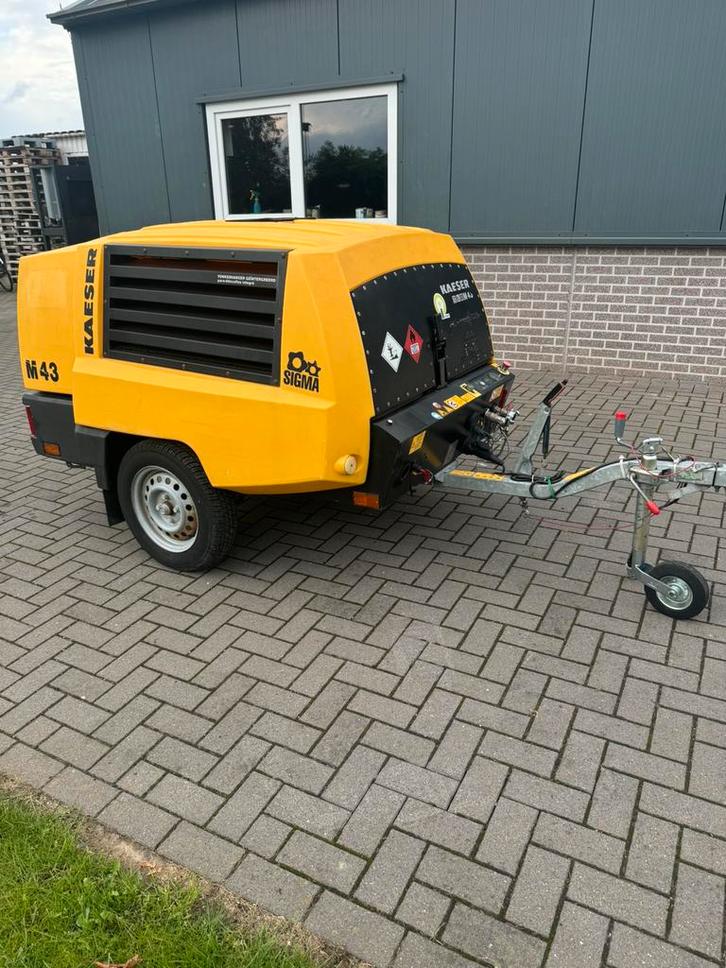 Kaeser m43 mobiele diesel compressor, Doe-het-zelf en Verbouw, Compressors, 100 liter of meer, Ophalen of Verzenden