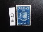 nl - 100 jaar spoorwegen 1939 (cc-9), Postzegels en Munten, Postzegels | Nederland, Ophalen of Verzenden, T/m 1940, Gestempeld