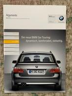 Argumente BMW 5-serie Touring E61 2004 nieuw!, Boeken, Auto's | Folders en Tijdschriften, Nieuw, BMW, BMW, Ophalen of Verzenden
