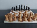 schaakstukken schaakspel bord schaken marmer marmeren, Ophalen of Verzenden