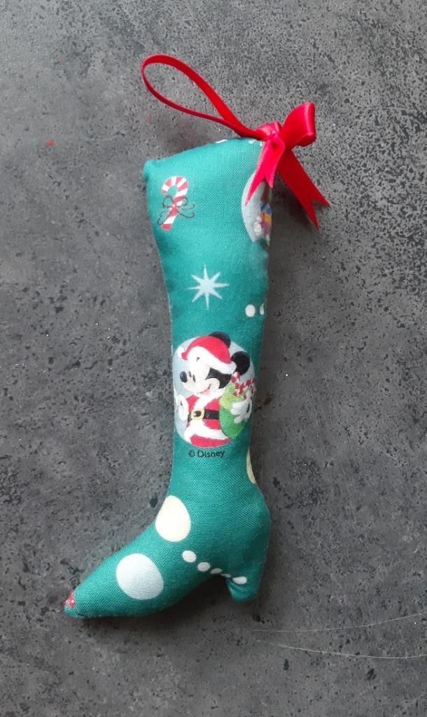 nieuw-Mickey Mouse kerstman kersthanger/ kerstlaars, Huis en Inrichting, Woonaccessoires | Overige, Nieuw, Ophalen of Verzenden