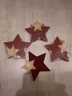 10 x Decoratie kerst ster 19 en 10 cm Hout (nieuw)Christmas, Ophalen of Verzenden, Nieuw