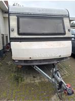 Hobby 450 caravan – ideaal voor festival, keet, opslag, Caravans en Kamperen, Caravans, Vast bed, 75 kg, Hobby, Openslaande ramen