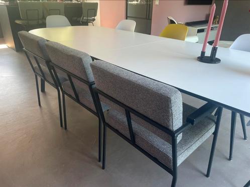 Fest Monday 3 stoelen Kvadrat Hallingdal design, Huis en Inrichting, Stoelen, Gebruikt, Drie, Stof, Zwart, Ophalen