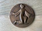 Bronzen medaille,vervaardigd door Rik van Schil 1982!, Ophalen of Verzenden, Brons, Nederland